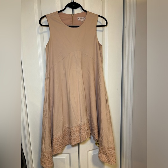 Nanette Lepore - Floral Sleeveless Summery Cocktail Blush Pink Dress in Size 6 - Picture 2 of 9